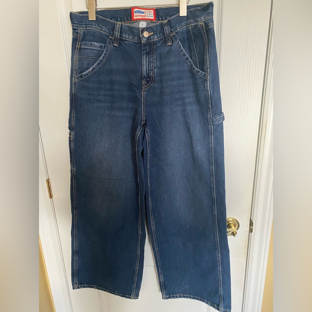 Old Navy Relaxed Fit Jeans in Deep Blue - Picture 1 of 6